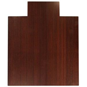 44"x52" Deluxe Chair Floor Mat with Lip Dark Cherry - Anji Mountain: Durable Office Accessory, Easy Roll, Stylish Design - 1 of 4
