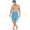 LA LEELA Men's Beach Cover Up Swimwear Sarong Wrap One Size Dodger Palm Tree - 4 of 4