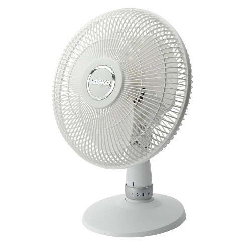 Lasko 12 Performance Oscillating Table Fan White