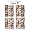 My First Rodeo - Little Cowboy 1st Birthday Party Water Bottle Sticker Labels - Set of 20 - 3 of 4