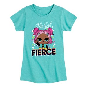 Girls' - LOL Surprise! - Oh So Fierce Fitted Short Sleeve Graphic T-Shirt - 1 of 4