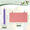 Unique Bargains Bird Perch Stand Wooden Parrot Perch Stand Toy Paw Grinding Stick Bird Cage Accessories 4 Pcs - 2 of 4