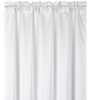 Kate Aurora Basic Faux Silk Rod Pocket Shimmery Sheer Single Window Curtain Panel - 2 of 4