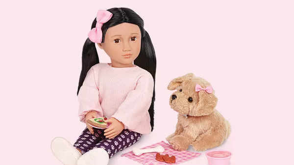 Target version of store american girl doll