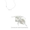 Adornia Safety Pin Heart Necklace - 3 of 4