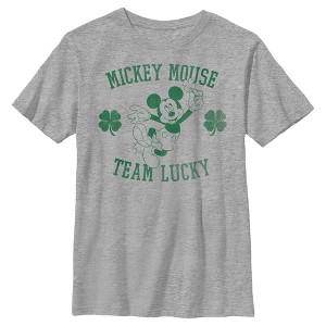 Boy's Disney Mickey Mouse Team Lucky T-Shirt - 1 of 4