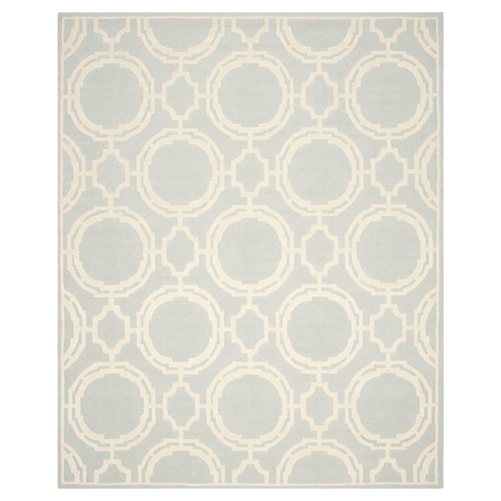 8'x10' Claudia Rug Gray/Ivory - Safavieh