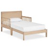 Dream On Me Brookside Toddler Bed with low-to-floor design, safety guardrails, and durable pine wood frame for a safe toddler transition - 2 of 4