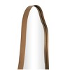 47"x10" Metal Slim Abstract Wavy Wall Mirror Gold - CosmoLiving by Cosmopolitan: Tall, Vertical/Horizontal Mount - 3 of 4