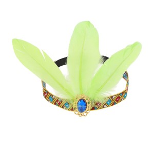 Unique Bargains Women's Feather Elastic Band Headband 1 Pc - 1 of 4