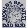 Men's The Little Mermaid The Little Mermaid King Triton World's Greatest Dad Bod T-Shirt - image 2 of 4