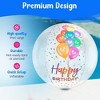 Jasonwell Extra Large Clear Beach Ball for Pool Birthday Party, Inflatable Fun for Kids & Adults, Outdoor Games & Decorations, Transparent - 3 of 4