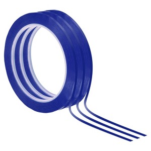 Unique Bargains Adhesive Versatile Durable DIY Art Whiteboard Tape 3 Pcs - 1 of 4