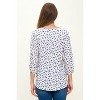 WEST K Women's Sophia Three Quarter Sleeve Blouse - 3 of 4