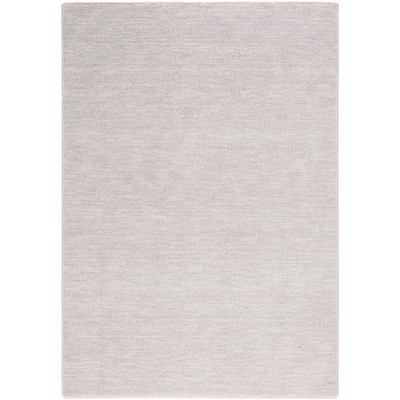 Lasa Light Grey Rectangular Synthetic Area Rug
