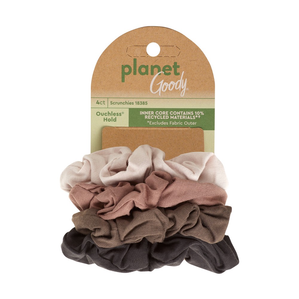 Photos - Hair Styling Product Planet Goody Regular Scrunchies - 4ct