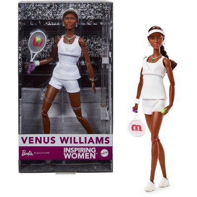 Barbie Inspiring Women Series, Venus Williams Fashion Doll with Signature Tennis Uniform