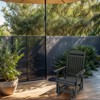 Fortune Candy 1-Person Poly Lumber Patio Glider, with Cup Holders, High Backrest and Deep Contoured Seat, HIPS Material - 2 of 4