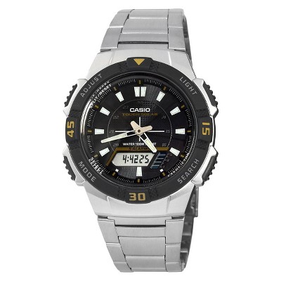 Casio Men's Slim Solar Watch - Silver (AQS800WD-1EV)