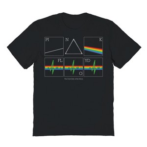 Pink Floyd Men's Heart Beat Prism Short Sleeve Graphic Cotton T-Shirt - 1 of 1
