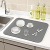 REGALWOVEN Large Diatomaceous Stone Dish Drying Quick Dry Coffee Bar Mats for Countertop Dishes Cups - 2 of 4