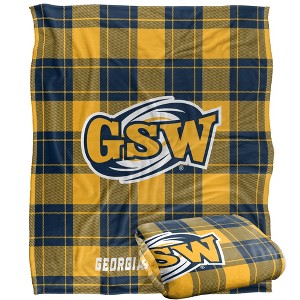Georgia Southwestern State University Campus Plaid Spirit Silky Touch Super Soft Throw Blanket 50x60 - 1 of 4
