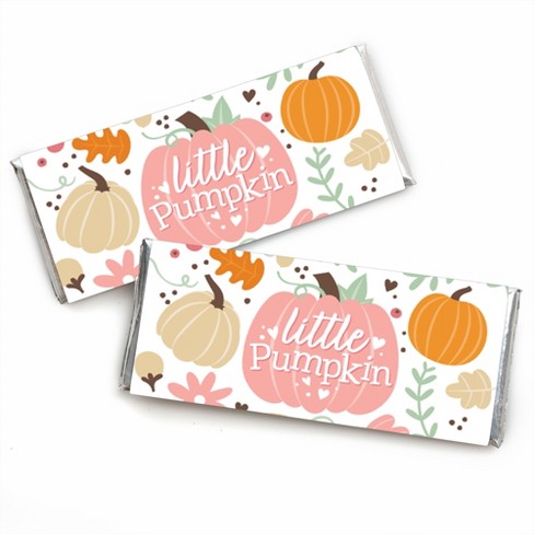 Big Dot Of Happiness Girl Little Pumpkin - Fall Birthday Party Or Baby  Shower Water Bottle Sticker Labels - Set Of 20 : Target