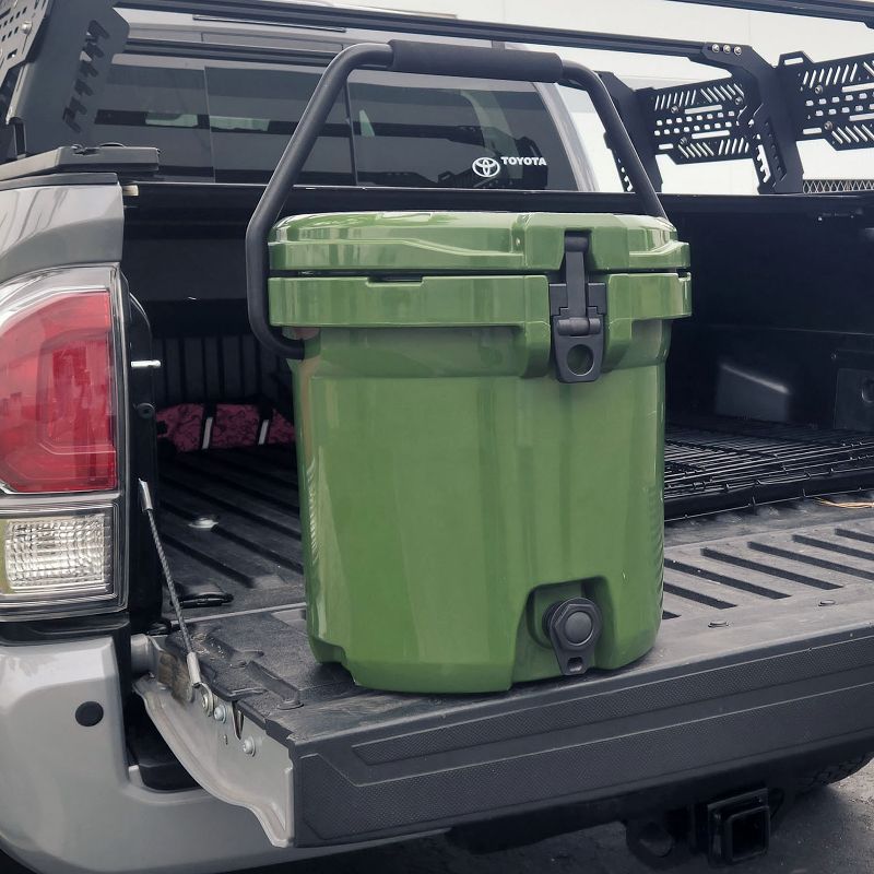 Xspec 5 Gal Rotomolded Beverage Cooler Jug Dispenser Outdoor Ice Bucket, Green, 2 of 8