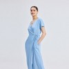 Reistor Womens Maxi Wrap Dress in Light Blue - 4 of 4