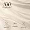 400 Thread Count Organic Cotton Sateen Fitted Sheet by Bare Home - 4 of 4