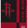 NBA Houston Rockets 60"x70" Reverse Block Wordmark Double Sided Flannel Fleece Blanket - 2 of 3