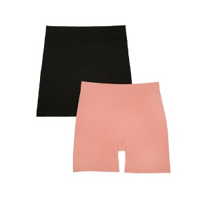 Smart & Sexy Women's Stretchiest EVER Slip Short 2 Pack - 1 of 4