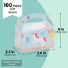 Blue Panda 24 Pack Unicorn Party Favor Boxes, 6x3.3x3.6 In, for Birthdays, Events, Treats, Candies, Goodies, Unicorn Goodie Bags - 4 of 4
