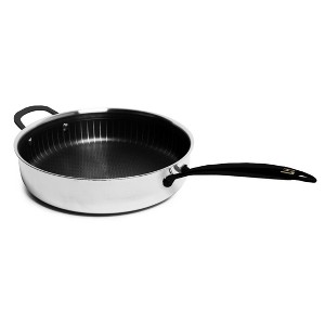 Lexi Home Tri-ply 4.2 Qt. Stainless Steel Nonstick Saute Pan with Glass Lid - 1 of 3