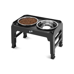 Wonder Meadow - Adjustable Raised Dog Bowl Stand - 1 of 4