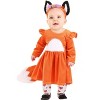 HalloweenCostumes.com Girl's Wildflower Fox Infant Costume - 2 of 4