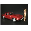 March Bikini Calendar Girl Figurine for 1/24 Scale Models by American Diorama - 2 of 3