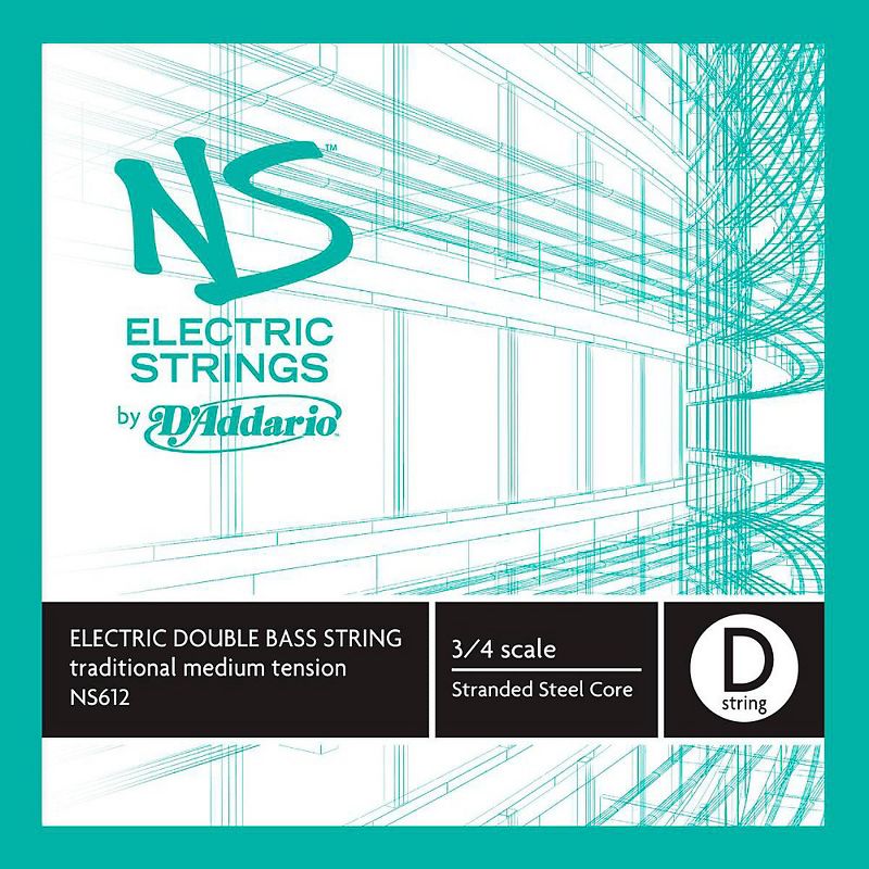 D'Addario NS Electric Traditional Bass D String, 2 of 3