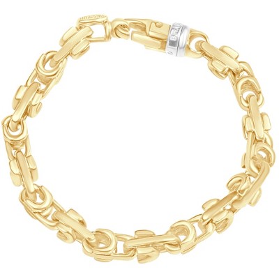 Pompeii3 Men's 14k Gold (55gram) or Platinum (86gram) 10mm Link Bracelet 8.5"