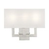 Livex Lighting Hollborn 3 - Light Wall Light in  Brushed Nickel - 4 of 4