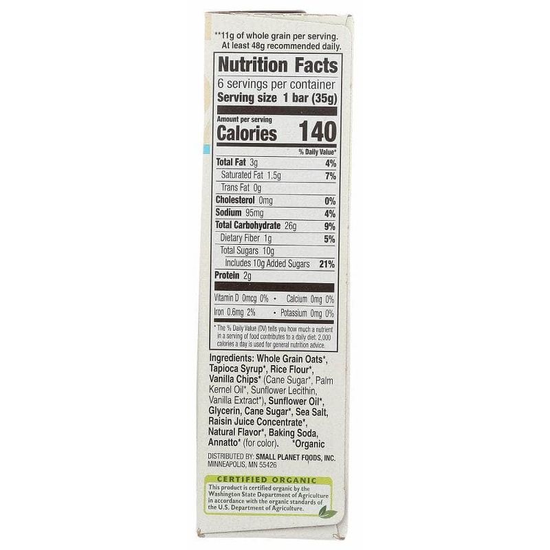 Cascadian Farm Vanilla Chip Chewy Granola Bars - Case of 12/7.4 oz, 5 of 8