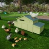 Gulches Large Wooden Chicken Coop with Two Free-range Doors and Nesting Boxes - 2 of 4