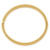 Black Bow Jewelry 8.75mm 14k Yellow Gold Hammered Domed Hinged Bangle Bracelet - 2 of 4
