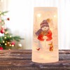 Stony Creek 10.0 Inch Snowman Friends Pre-Lit Vase Kitten Squirrel Bunny Deer Novelty Sculpture Lights - 2 of 4