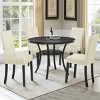 Subrtex Faux Leather Indoor Dining Chair Set Of 2, Modern Mid-Century Chairs For Home - 4 of 4