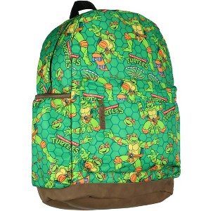 TMNT Backpack Nickelodeon Teenage Mutant Ninja Turtles Mayhem Character Kids School Bookbag - 1 of 4