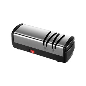 Aoibox Diamond Abrasives Electric Knife Sharpener for Stainless Steel and Ceramic Knives, with Scissors Sharpener & Metal Dust Collection Box - 1 of 4