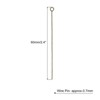 Unique Bargains DIY Craft Necklaces Bracelets Earrings Jewelry Making Iron 21 Gauge Eye Pins 200 Pcs - 2 of 4