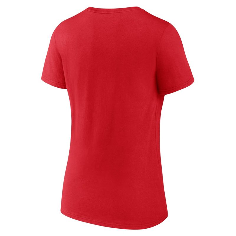 MLB Boston Red Sox Women&#39;s V-Neck Core T-Shirt, 3 of 4