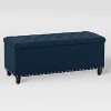 Boston Tufted Fabric Storage Ottoman - CorLiving - 3 of 4
